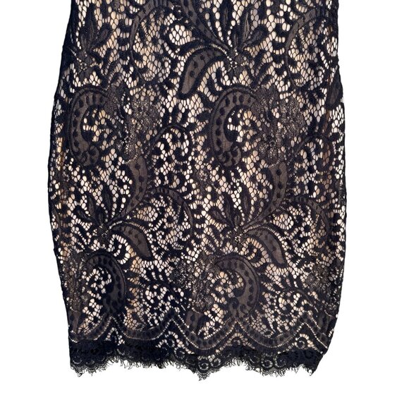 Charlotte Russe Womens Lace Back Zip Halter Neck Party Going Out Mini Dress XS - Picture 7 of 10